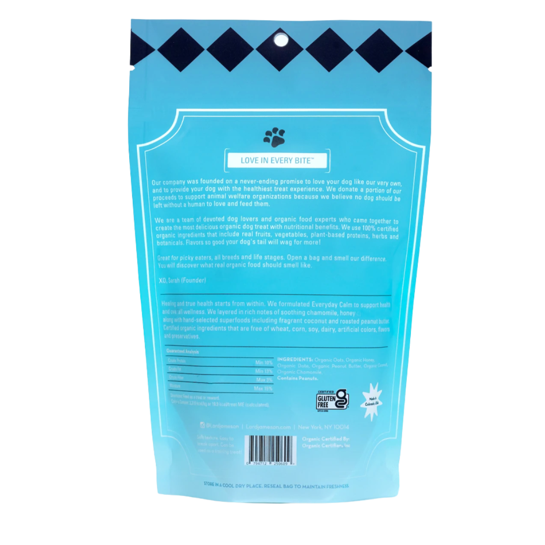 WHOLESALE Everyday Calm | Supports Relaxation & Calming - Lord Jameson Organic Dog Treats
