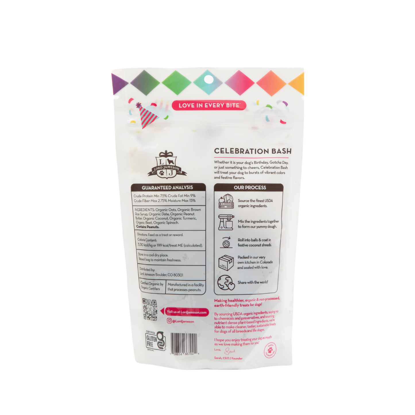 Celebration Bash Organic Dog Treats