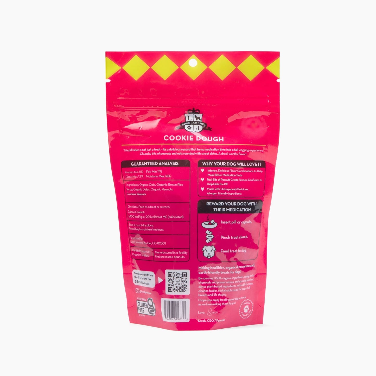Cookie Dough Organic Pill Hider Dog Treats
