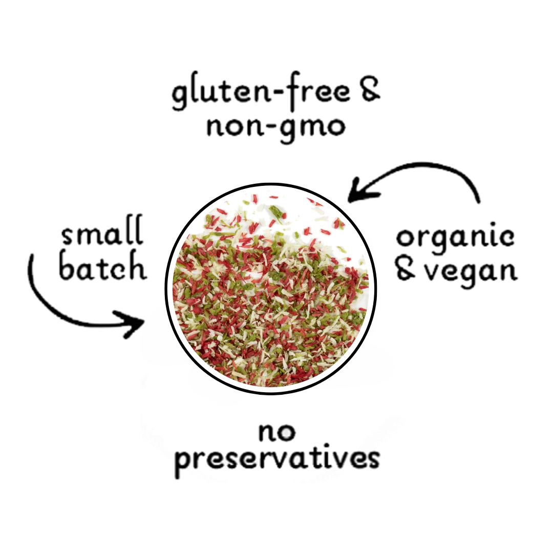 Holiday SuperFetti Organic Dog Sprinkles | 3 oz - Lord Jameson Organic Dog Treats