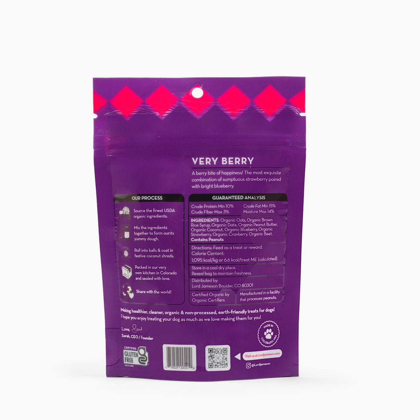 Very Berry Organic Dog Treats