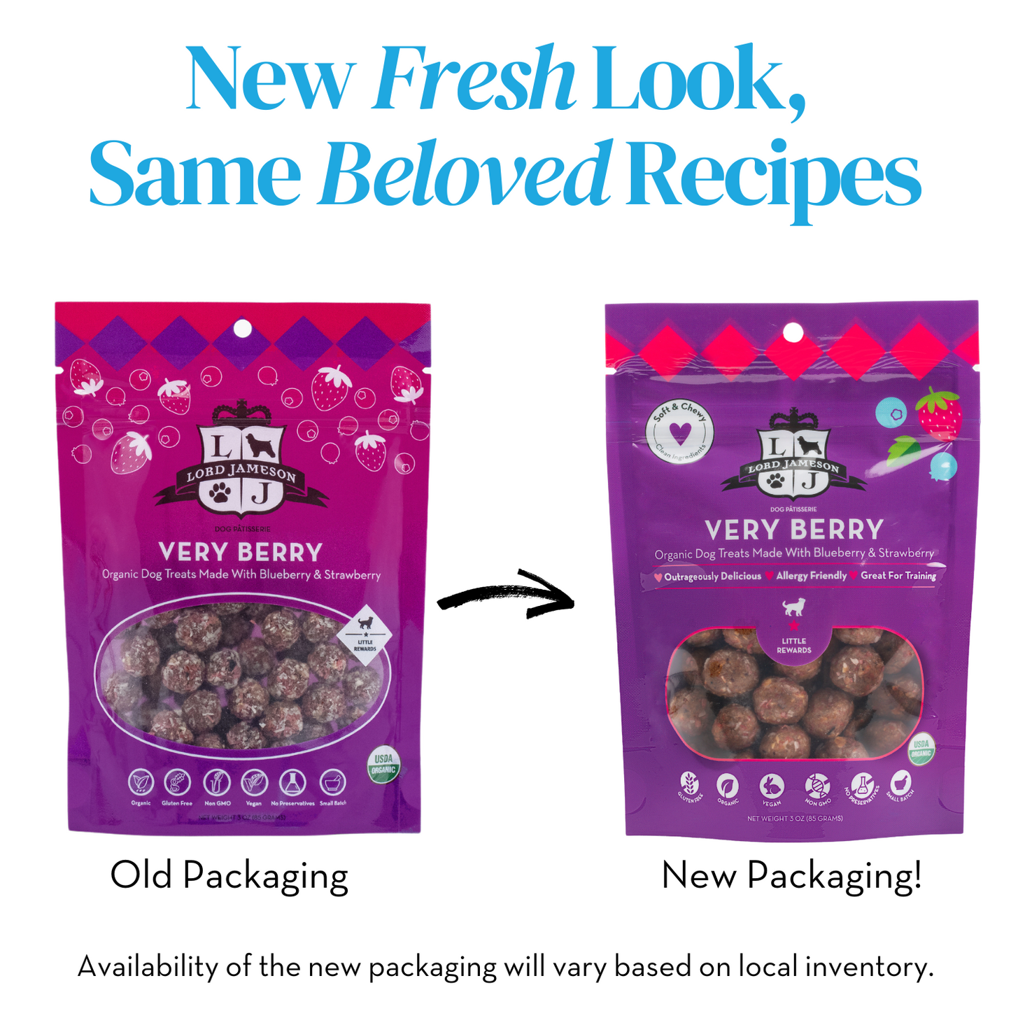 Very Berry Organic Dog Treats