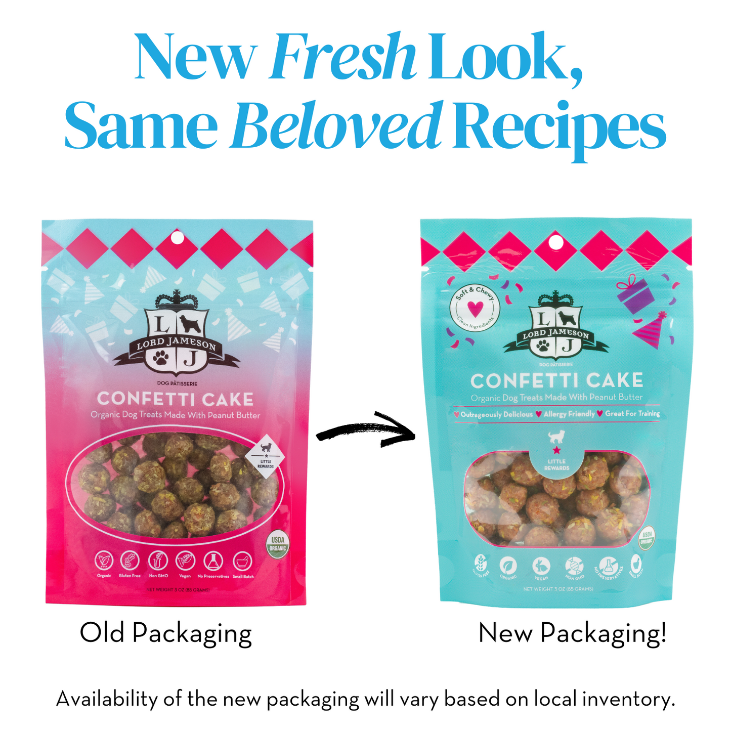 Confetti Cake Organic Dog Treats