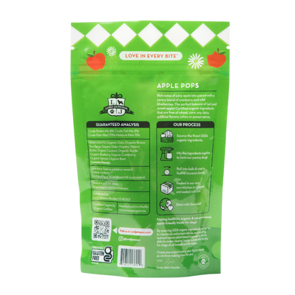 Apple Pops Organic Dog Treats
