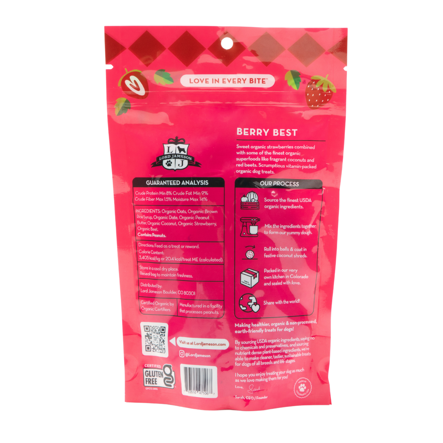 Berry Best Organic Dog Treats