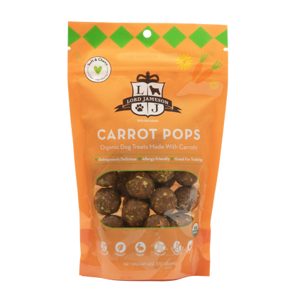 Carrot Pops Organic Dog Treats