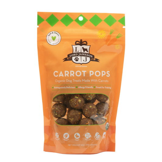 Carrot Pops Organic Dog Treats