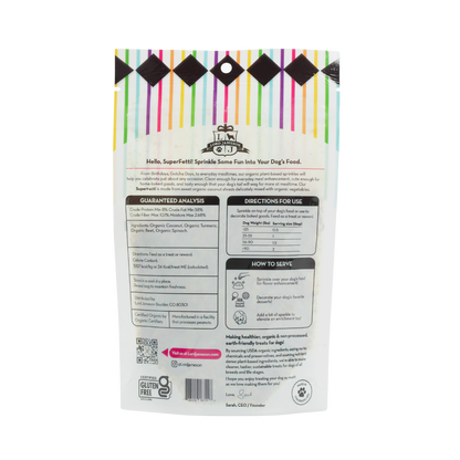 Celebration SuperFetti Organic Dog Sprinkles