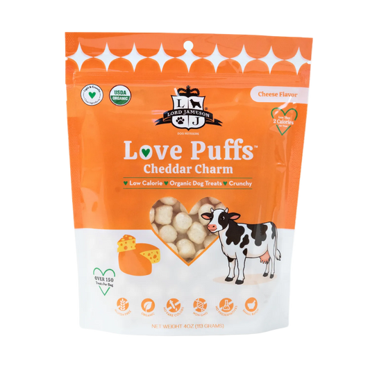 Cheddar Charm Organic Dog Treats