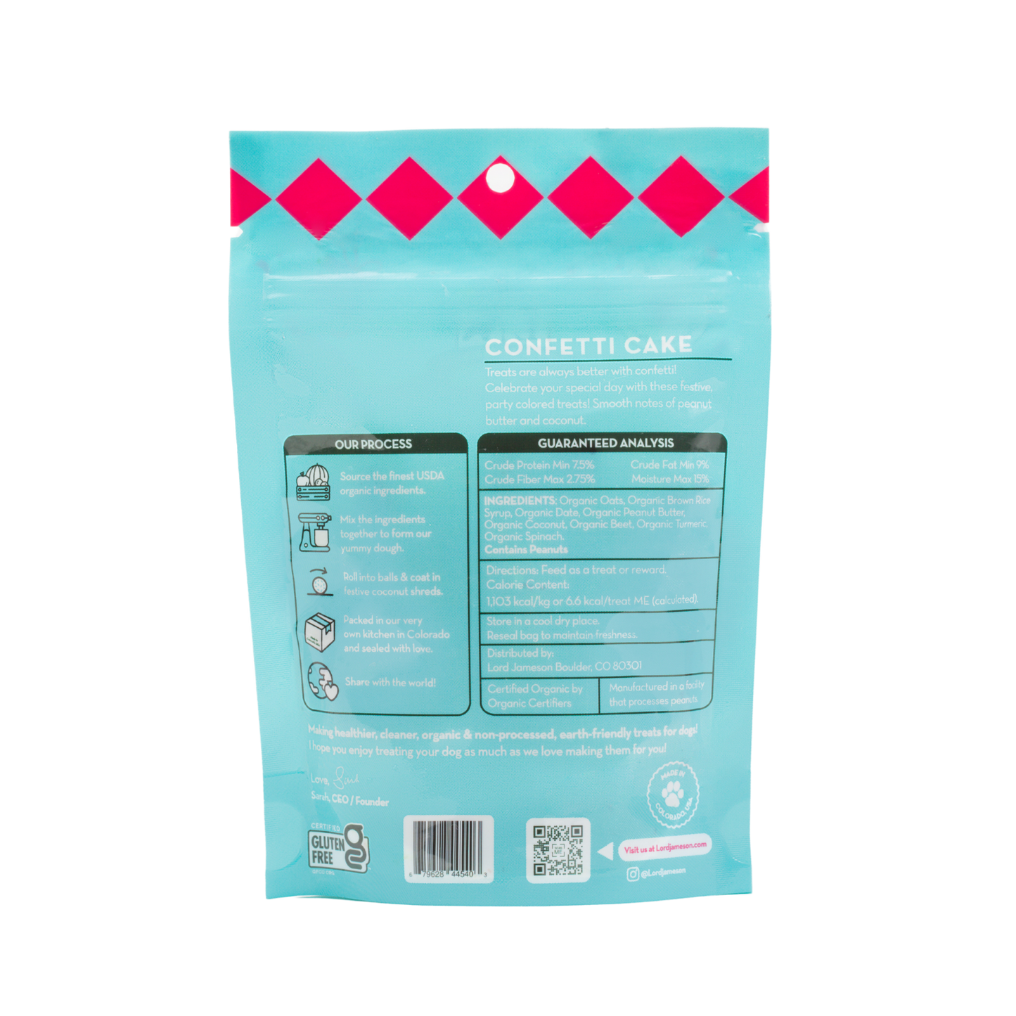 Confetti Cake Organic Dog Treats