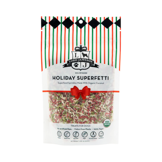 Holiday SuperFetti Organic Dog Sprinkles | 3 oz