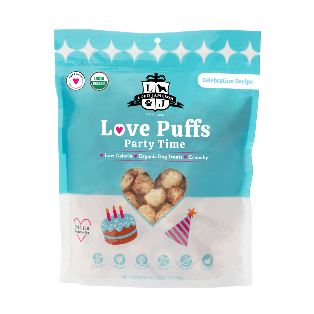 WHOLESALE Party Time Organic Dog Treats - Lord Jameson Organic Dog Treats 