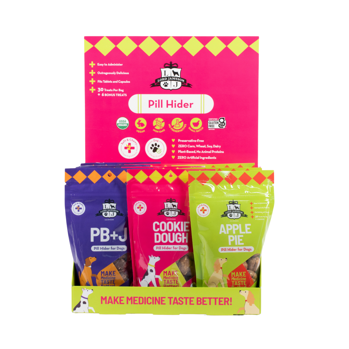 Pill Hider Pouch Assortment With Display Box / Set of 12 Units