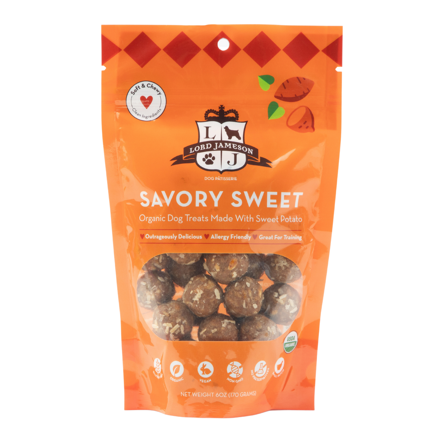 Savory Sweet Organic Dog Treats